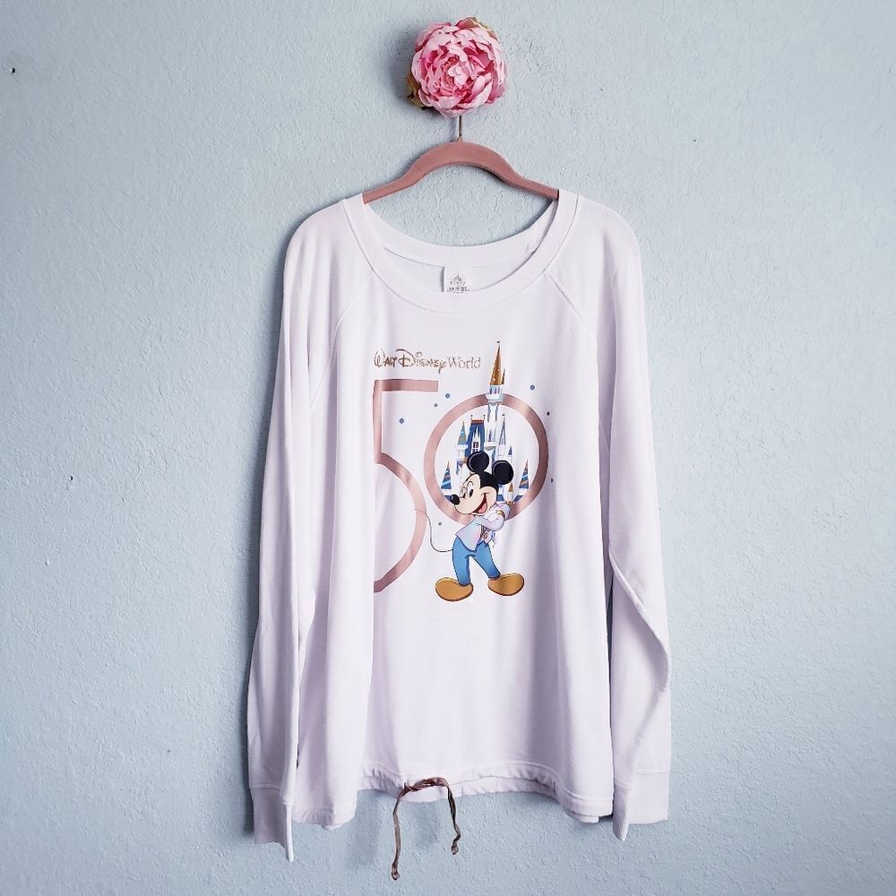 Disney 50th Anniversary Mickey Mouse‎ Long Sleeve Pullover